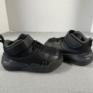 Kids Jordan 23‎ stay loyal 2 Black Leather Basketball Sneakers Size 6C toddler